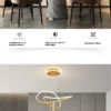 S171106e082ba41bc9e9b2cbac9f695beN.webp Lollipop-Shaped LED Pendant Light, with Three Adjustable Light Colors, Remote Control/Switch Operation, and Adjustable Height
