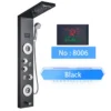 S187bda8782a64b4c9b207bf38cb17594t.webp LED Shower Panel Waterfall Rain Digital Display Shower Faucet System Set Bathroom Column Mixer With SPA Massage Jet