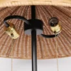 68 inch Floor Lamp Minimalist Rattan lampshade traditional style Lamp Hotel Guest Room Living Room