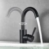 Bathroom Basin Faucet Hot and Cold Wash Mixer Faucet 360 Rotating Sink Faucet Bathroom Single Handle Faucet 304 Stainless Steel
