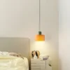 S1da2171e1e8647208dd5127d1dc97696G.webp Nordic Modern Glass Bedroom Bedside Long Line Small Chandelier Restaurant Bar