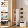S1dfa7d55f161405d9341c7f36b1b740cw-1.webp Gap storage cabinet, multi-functional ultra-thin organizer-suitable for kitchen and bathroom gaps, storage cabinet, home storage