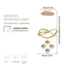 S20c99677ced94a84b328c0af4f11166cB.webp LED Pendant Light Three Color Temperatures 4 Crystal Balls Soft Light Adjustable Suspension Line Home Ceiling Lights for Living