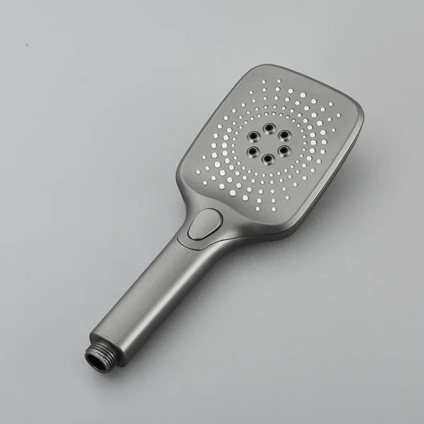Gun Grey Piano Digital 4 Function Shower Set Bathroom Faucets Hot Cold Waterfall Digtial Display Tap Rainfall Shower System