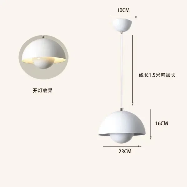 S215f565efee14527bfac91f4814c9ca3i.webp Creative Chandelier Bedroom Study Restaurant Pendant Lights Decorative Lamp Multi-color 23cm