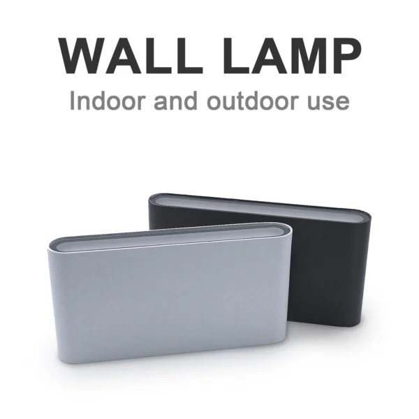 Nordic Wall Light  Aluminum IP65 Waterproof Indoor Wall Lamp Up Down Corridor Lights for Home Stairs