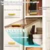 S276cf577cc094bf4897022bcd2dc25b3a.webp Gap storage cabinet, multi-functional ultra-thin organizer-suitable for kitchen and bathroom gaps, storage cabinet, home storage