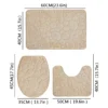 S2810ee84e244440c834deb4498d5e436f.webp 1 Set of Solid Color Simple Bathroom Water-absorbing and Non-slip Floor Mat Stone Pattern, Comfortable and Soft, Three-piece Set