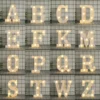 Number Letter Lamp Luminous Alphabet LED Lights Decororation Night Light for Home Wedding Birthday Christmas Party Decoration