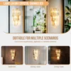 S2b439b3156fd4098958db9130fce8093H.webp Modern Crystal Wall Lamp 3-Layer Wall Crystal Sconce Light E14 Led Corn Lights