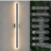 S2b88d44769d44d0695b92889d93e0938G.webp Outdoor Porch Light Waterproof Rust Resistant Stainless Steel Sconces Black Long-strip Style Lighting Fixture