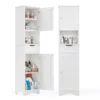 Asofer 67" Tall Bathroom  Cabinet, Narrow Bathroom Storage Cabinet With Sturdy Door