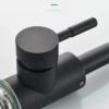 Black Nickel Bathroom Basin Faucet 304 Stainless Steel Hot Cold Wash Mixer Crane Tap 360 Rotation Sink Faucets Single Handle