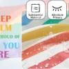 Waterproof Wavy Striped Shower Curtain Set, Modern Aesthetic Fabric Bath Curtain for Home Hotel Bathroom Decor