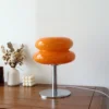 Macaron Glass Table Lamp Trichromatic Dimming Living Room Atmosphere Lamps Eye Protection Decor