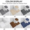 S31c856767cba4fbeb6dbbc1b1c9814370.webp 1 Set of Solid Color Simple Bathroom Water-absorbing and Non-slip Floor Mat Stone Pattern, Comfortable and Soft, Three-piece Set