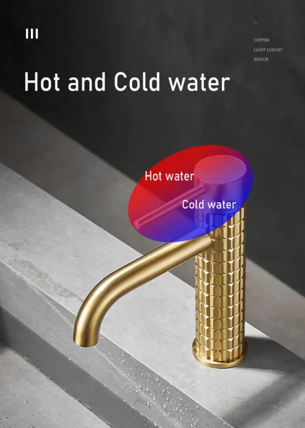 Brush Gold Basin Faucet Chrome Hot and Cold Mixers Wash Basin Faucet Taps Black Basin Faucets