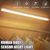 S33c76a9ba8264c19a2bb08b6abec45bcx-1.webp LED Motion Sensor Light Wireless LED Night Light Type C Rechargeable Light Cabinet Wardrobe Lamp Staircase Backlight For Kitchen