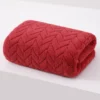 High Quality Thick Coral Velvet Bath Towels, Soft and Absorbent Towels
