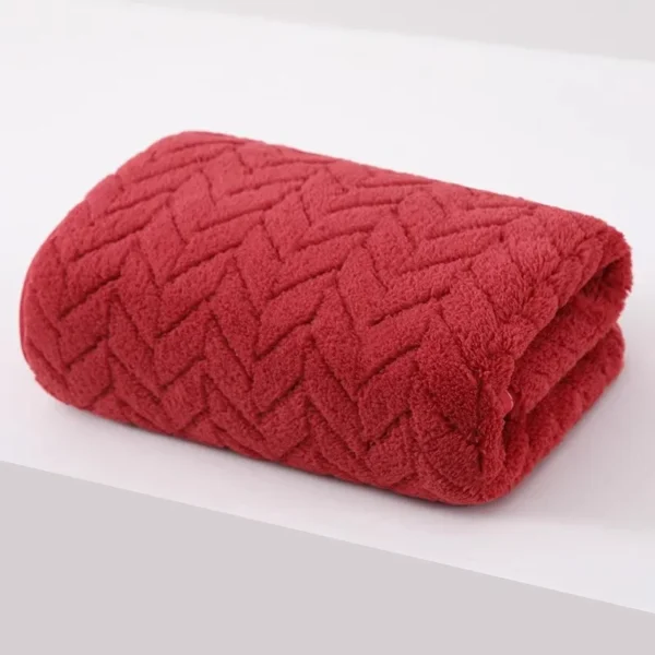 High Quality Thick Coral Velvet Bath Towels, Soft and Absorbent Towels