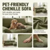 S3563bf48b0d044d98d227269f58009ace.webp Modern Cloud Modular Sofa Set, Soft Thick Memory Foam, Frameless Couch with Pillows, Easy Assembly for Living Room Bedroom