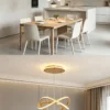 S35dc30375add4243837774dbd9072eb92.webp LED Pendant Light Three Color Temperatures 4 Crystal Balls Soft Light Adjustable Suspension Line Home Ceiling Lights for Living