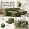 S3d67ec91294943268368350465a35789r.webp Modern Cloud Modular Sofa Set, Soft Thick Memory Foam, Frameless Couch with Pillows, Easy Assembly for Living Room Bedroom