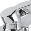Shower Faucet Made of Alloy Material, Wall-Mounted Triple Mixer Faucet, Comfortable to Hold, Suitable for Home Bathroom