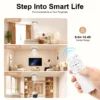 18.5 Inch Ceiling Fan Light Modern Ceiling Fan Light Ceiling Fan Light With Remote Control 35db For Bedroom, Living Room, Kitchen