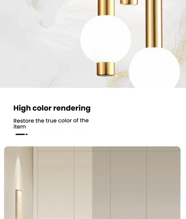 S4466ec01b8b84ee6a4c0dd919a80db37G.webp Lollipop-Shaped LED Pendant Light, with Three Adjustable Light Colors, Remote Control/Switch Operation, and Adjustable Height