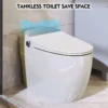 S45d21ca3c3894213b1ddd7c778dc64c3b.webp Heated Seat Smart Toilet, Automatic Flush Tank Less Toilet without Bidet, with Foot sensor Flush, White Night Light, Knob Control, Power Outage Flushing, Soft Close Cover