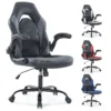 Ergonomic Office Computer Home Gaming Desk Chair Adjustable PU Leather