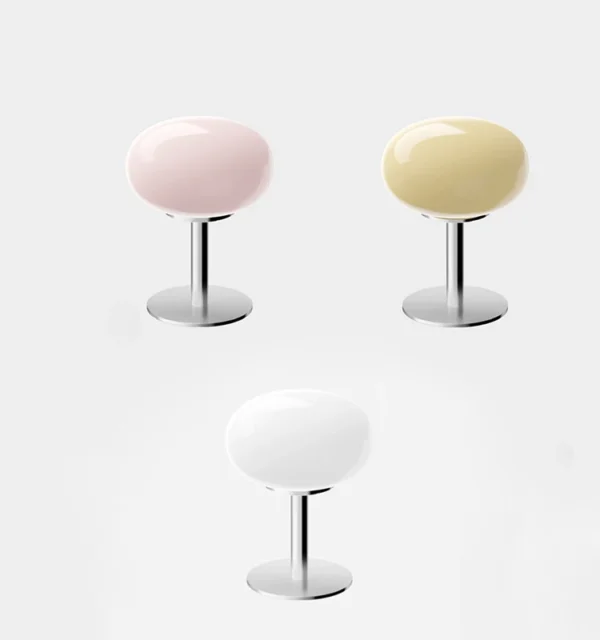 Macaron Glass Table Lamp Trichromatic Dimming Living Room Atmosphere Lamps Eye Protection Decor