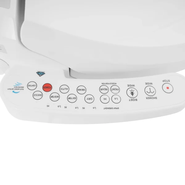 S4c27dfd7e93a4663b20becd31e517a904.webp Smart Toilet Seat, Electronic Bidet Cover with Warm Water Spray, Adjustable Heated Seat Air Dryer
