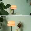 Macaron Glass Table Lamp Trichromatic Dimming Living Room Atmosphere Lamps Eye Protection Decor