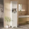 Asofer 67" Tall Bathroom  Cabinet, Narrow Bathroom Storage Cabinet With Sturdy Door