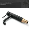 Brush Gold Basin Faucet Chrome Hot and Cold Mixers Wash Basin Faucet Taps Black Basin Faucets