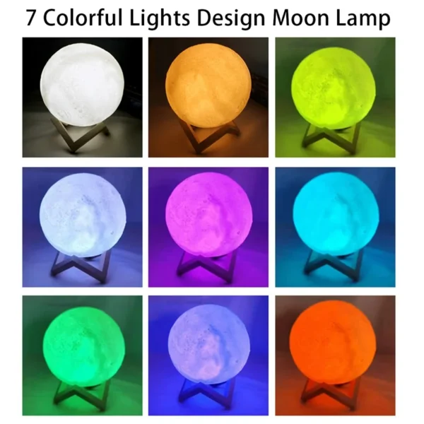 Book Light LED Moon Light Galaxy Light, Moon Night Light