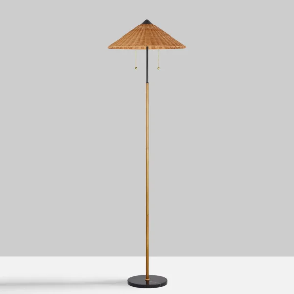 68 inch Floor Lamp Minimalist Rattan lampshade traditional style Lamp Hotel Guest Room Living Room