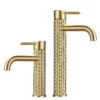 Brush Gold Basin Faucet Chrome Hot and Cold Mixers Wash Basin Faucet Taps Black Basin Faucets