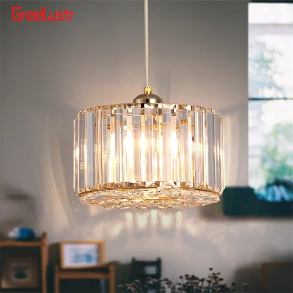 Modern Pendant  Light Luxury Chandelier Led Crystal Ceiling Lamp