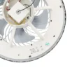 18.5 Inch Ceiling Fan Light Modern Ceiling Fan Light Ceiling Fan Light With Remote Control 35db For Bedroom, Living Room, Kitchen