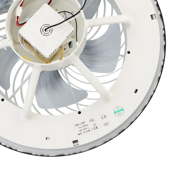 18.5 Inch Ceiling Fan Light Modern Ceiling Fan Light Ceiling Fan Light With Remote Control 35db For Bedroom, Living Room, Kitchen