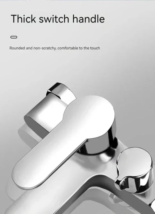 Bathroom Shower Faucet Mixing Valve Shower Shower Set Bathtub Mixing Switch Triple Hot and Cold Faucet Shower Faucet