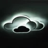 S53309ff1b53f4bf99ffd4ecb000f4c342.webp Cloud Shape LED Ceiling Light Fixture Modern 3-Color Lighting Acrylic Ceiling Lamp for Living Room Bedroom Kid's Room 52x31cm