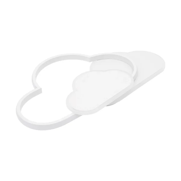 S5340c5f25d314ad1b123b6224c395de8X.webp Cloud Shape LED Ceiling Light Fixture Modern 3-Color Lighting Acrylic Ceiling Lamp for Living Room Bedroom Kid's Room 52x31cm