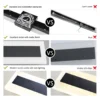 S554ce2698f144285904101e1b4878638g.webp Outdoor Porch Light Waterproof Rust Resistant Stainless Steel Sconces Black Long-strip Style Lighting Fixture