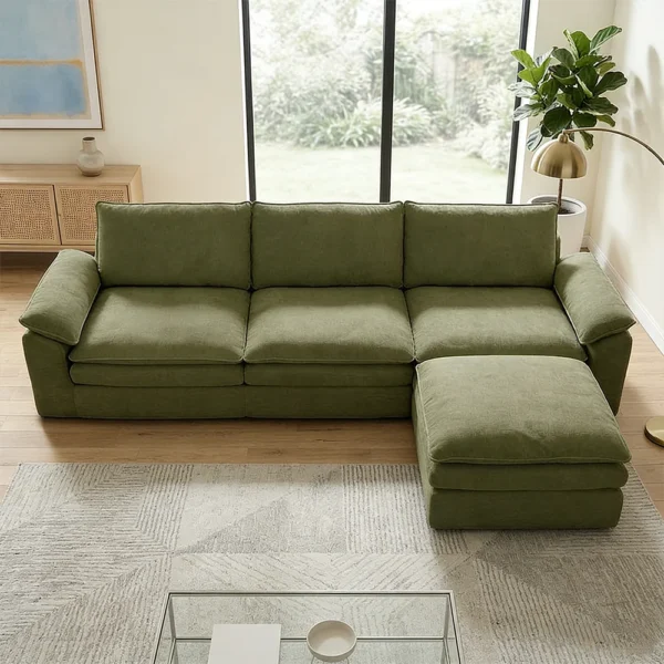 S5652155307dc425ebcaf00bfc611e77ef.webp Modern Cloud Modular Sofa Set, Soft Thick Memory Foam, Frameless Couch with Pillows, Easy Assembly for Living Room Bedroom