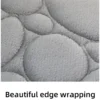 S56d7d8822a8d472680d04049bab0e85c0.webp 1 Set of Solid Color Simple Bathroom Water-absorbing and Non-slip Floor Mat Stone Pattern, Comfortable and Soft, Three-piece Set