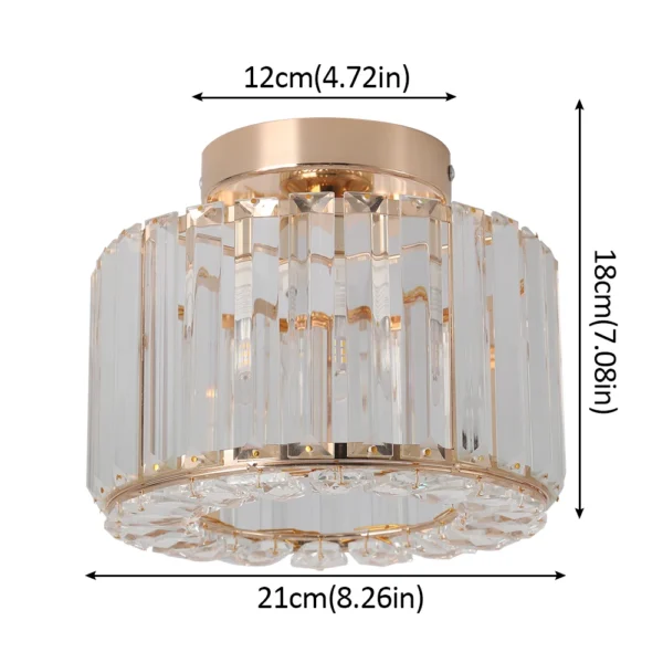 Modern Pendant  Light Luxury Chandelier Led Crystal Ceiling Lamp